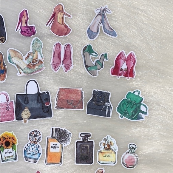 LUX STICKERS DESIGNER SCRAPBOOK STICKERS SET OF 36 - Picture 4 of 9